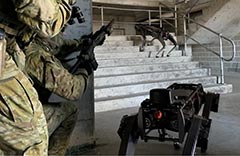 Australian Tactical Assault Group and GhostRobotics Vision V60 Recon Bot